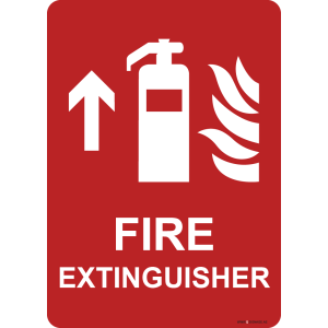 G Signage - "Fire Extinguisher" - EN - OSHA Fire and Safety Sign