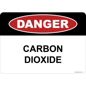 G Signage - "Carbon Dioxide" - EN - OSHA Danger Sign