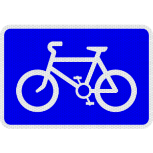 G Signage - Cycle Track - Traffic Sign